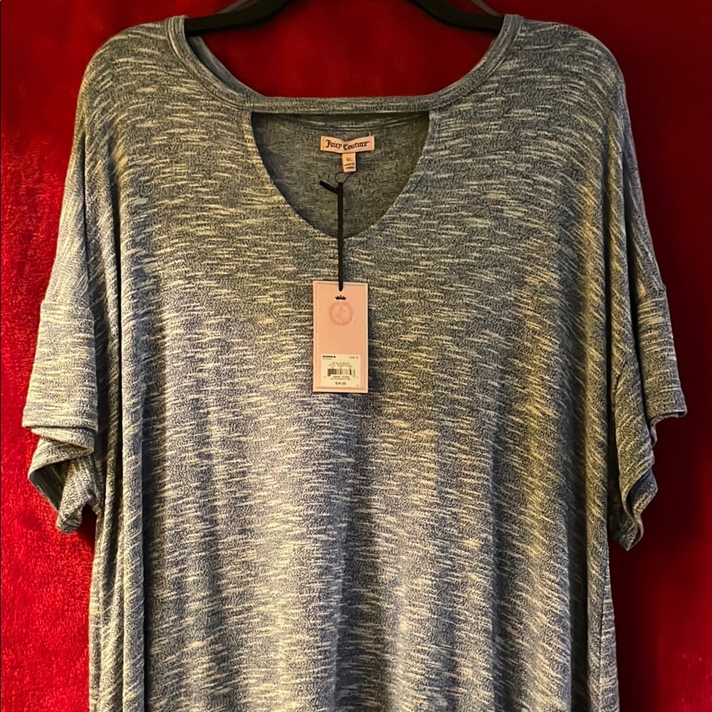 Blue V-Neck Top by New Directions